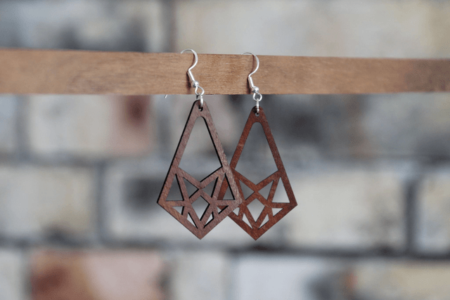 BOUCLE D'OREILLE N°3 : Le soleil couchant