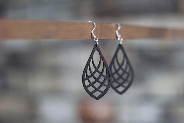 BOUCLE D'OREILLE N°9 : La toile