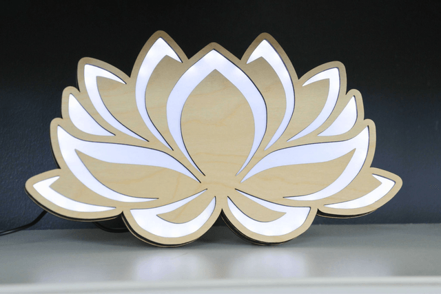 🌸 Lampe Japonaise - Fleur de Lotus 🌸