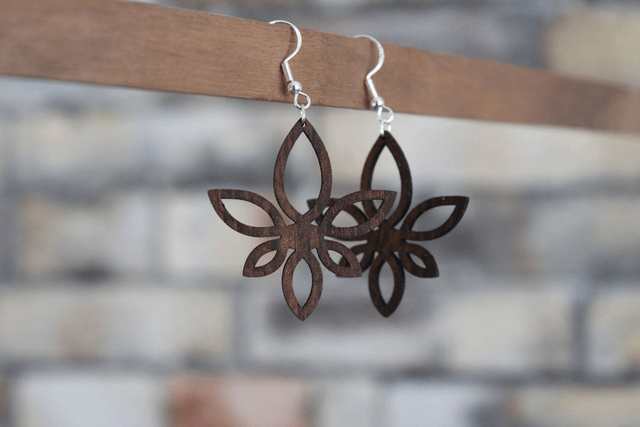 BOUCLE D'OREILLE N°19 : Fleur