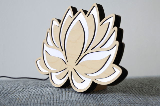 🌸 Lampe Japonaise - Fleur de Lotus 🌸