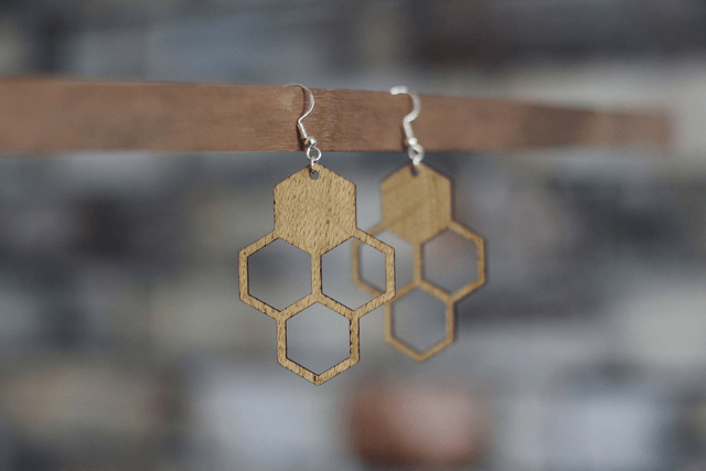 BOUCLE D'OREILLE N°6 : Ruche #3