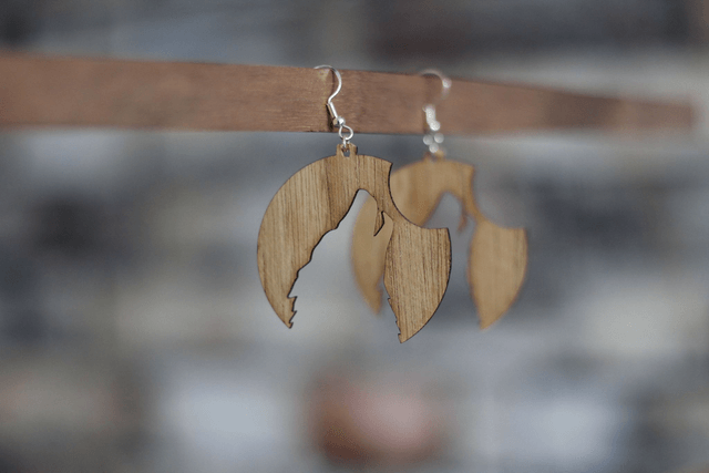 BOUCLE D'OREILLE N°17 : Loup