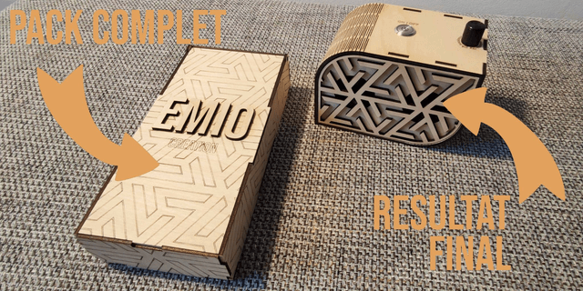 ENCEINTE EMIO #1 – KIT MONTAGE DIY🔊