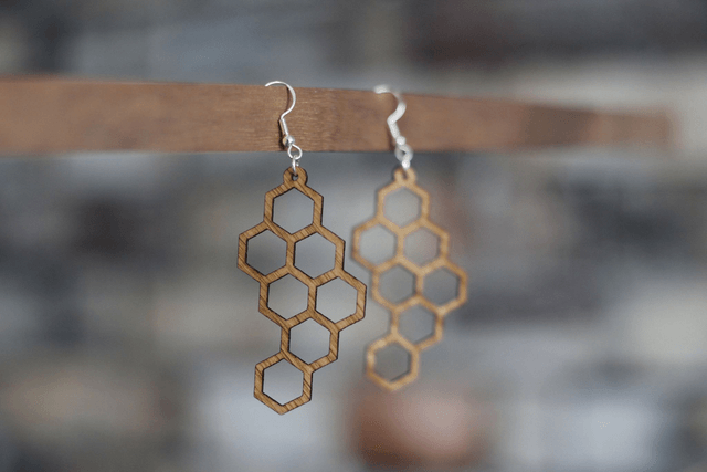 BOUCLE D'OREILLE N°5 : Ruche #2