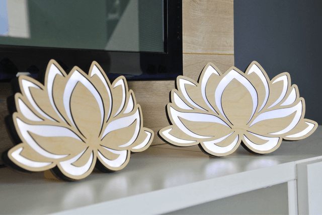 🌸 Lampe Japonaise - Fleur de Lotus 🌸