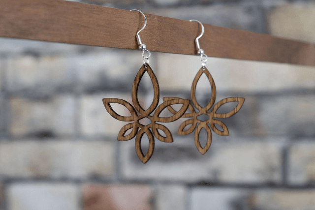 BOUCLE D'OREILLE N°19 : Fleur