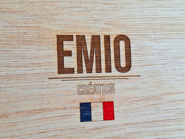 CARNET EN BOIS - HIBOU #1